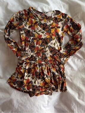 B&R Fall Floral Bodysuit Romper